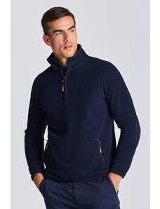 MIKINA GANT D1. LIGHT FLEECE HALF ZIP modrá M