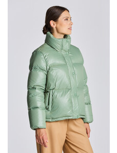 BUNDA GANT D1. CROPPED DOWN JACKET zelená XL