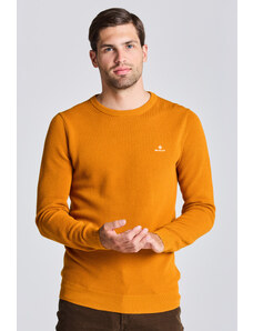 SVETR GANT COTTON PIQUE C-NECK oranžová L