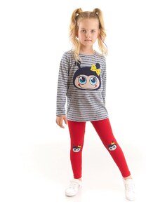 Denokids Ladybug Girl's T-shirt Tights Set