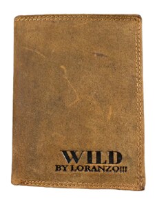 Loranzo Kvalitní kožená peněženka hnědá 2698/B