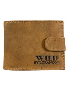 Loranzo Kvalitní kožená peněženka hnědá 2698/C