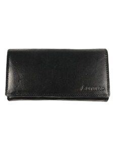 Loranzo Kvalitní kožená peněženka černá 3123