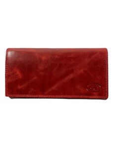 Dámská kožená peněženka Loranzo červená 732