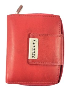 Loranzo Dámská kožená peněženka červená 415