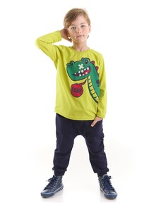 Denokids Rawr Dinosaur Boys' T-shirt and Pants Set