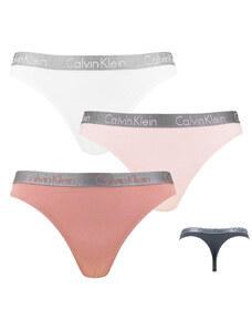 Calvin Klein tanga QD3560E 3 pack 1CZ