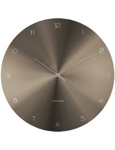Time for home Měděné kovové nástěnné hodiny Tefiti 40 cm
