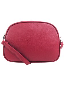 Dudlin Fuchsiově růžová menší crossbody dámská kabelka se třemi oddíly