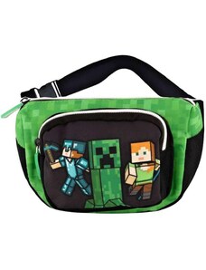 Fashion.uk Dětská ledvinka s přední kapsou Minecraft