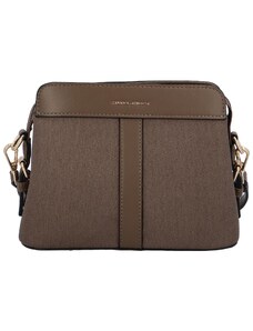 David Jones Trendová dámská kombinovaná crossbody Alfi, tmavě béžová