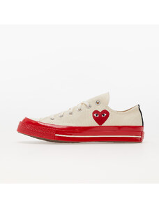 Nízké tenisky Converse x Comme des Garçons PLAY Chuck Taylor 70 Low Top Red Sole White