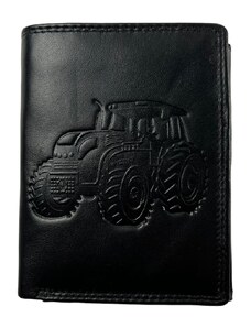Swifts Celokožená peněženka s traktorem černá 5629