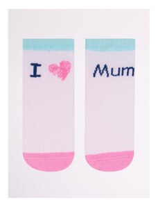 Dívčí ponožky I Love Mum, YOJN19061-23/26 23/26