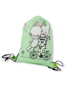 Dětský pytlík/vak Bunny zelený, MS49