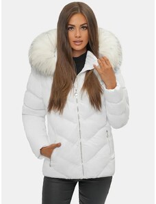 Bílé, zimní dámské bundy a kabáty | 770 kousků - GLAMI.cz