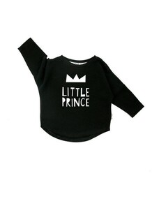 Nelove I LOVE MILK černá mikina little prince