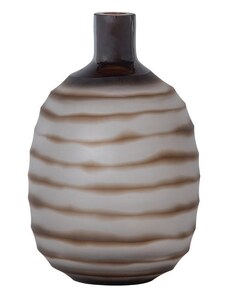 Hoorns Hnědá skleněná váza Cal 15 cm