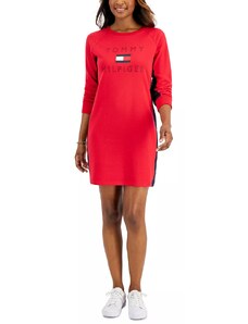 Tommy Hilfiger dámské mikinové šaty Sweatshirt červené XS