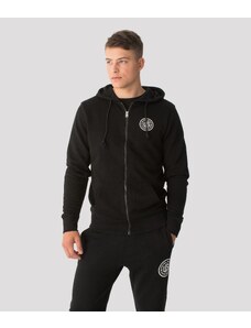 RetroJeans BARABAR ZIPUP HOODIE OUT JOGGING TOP, BLACK