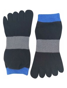 PRSTAN barevné prstové ponožky Boma - vzor 11 modrá 42-46