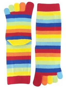 PRSTAN barevné prstové ponožky Boma - vzor 10 rainbow 36-41