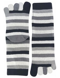 PRSTAN barevné prstové ponožky Boma - vzor 10 šedá 42-46