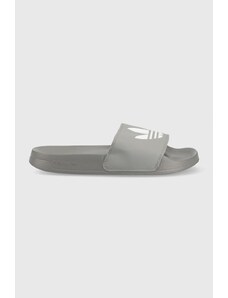 Pantofle adidas Originals Adilette FU7592 pánské, šedá barva, FU7592-WHT/GRETHR