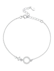GRACE Silver Jewellery Stříbrný náramek se zirkony Caroline, stříbro 925/1000