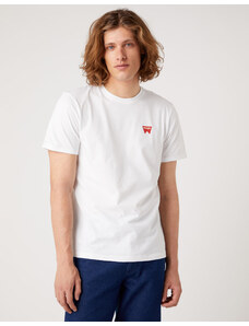 Tričko Wrangler SING OFF TEE WHITE