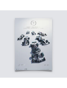 Automobilist Posters | Mercedes-AMG Petronas F1 Team - 7 Formula 1 World Constructors' Championships | Collector’s Edition