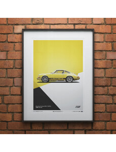 Automobilist Posters | Porsche 911 RS - 1973 - Yellow, Limited Edition of 911, 50 x 70 cm