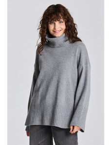 ROLÁK GANT D1. LOUNGE ROLLNECK SWEATER šedá L