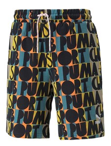 PUMA HC AOP Shorts / Černá, Oranžová / 2XL