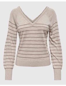 ONLY ONLANA LIFE SEAWOOL L/S STRIPE PULL KNTTRIČKO