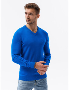 Ombre Clothing Pánský svetr - nebesky modrá E191