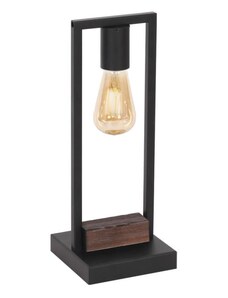 Klausen Klausen 108004 - Stolní lampa HARD 1xE27/11W/230V dřevo/černá KS0293