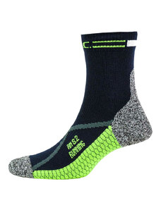 P.A.C. ponožky proti hmyzu RN 8.2 Running Reflective Merino 35-37 blue/neon yellow