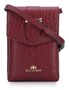 Dámská kabelka Wittchen, dar red, přírodní kůže