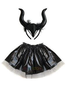 Černá sukně s čelenkou pro Zlobu