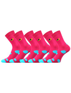 LONKA ponožky Twidorik růžová 3 pár 20-24 117467