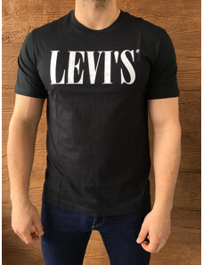 Levi's černé tričko s potiskem
