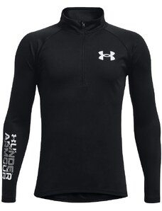 Triko s dlouhým rukávem Under Armour UA Tech BL 1/2 Zip-BLK 1366377-002