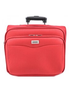 Ormi Pilotní textilní kufr červená