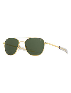 AMERICAN OPTICAL sluneční brýle Original Pilot OP207 zlaté se zelenými skly