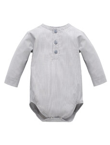 Pinokio Kids's Charlie Longsleeve Polo Bodysuit