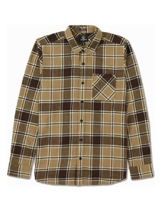 KOŠILE VOLCOM Caden Plaid L/S - béžová -