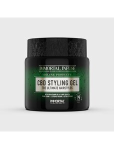 Immortal Infuse CBD Styling Gel stylingový gel na vlasy s provitaminem B5 a keratinem 500 ml