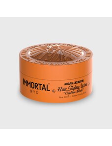 Immortal NYC Captain Black Hair Styling Wax vosk na vlasy - argan & keratin komplex 150 ml