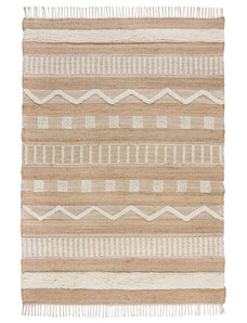 Flair Rugs koberce Kusový koberec Jubilant Medina Jute Natural/Ivory - 120x170 cm